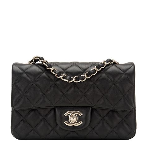 chanel mini flap rectangle lamb gold vs silver|chanel flap.